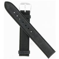 Authentic WBTG 16mm Black Padded Smooth Calfskin watch band