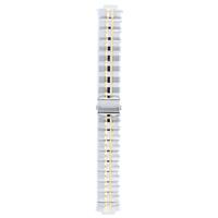 Authentic Seiko 22mm Gold/Silver Two Tone Stainless Steel Metal watch band