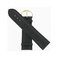 Authentic WBTG 20mm Black Padded Calfskin watch band