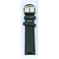 Authentic WBTG 19mm Black Oilskin Leather watch band