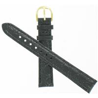 Authentic WBTG 14mm Black Crocodile Grain watch band