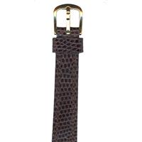Authentic Seiko 11mm Black Genuine Leather watch band