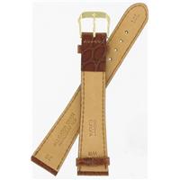 Authentic DeBeer 20mm Brown Long Alligator Grain watch band