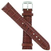 Authentic WBHQ 18mm Red Brown Alligator Grain watch band