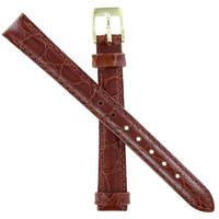 Authentic WBHQ 13mm Honey Brown Crocodile Grain watch band