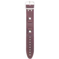 Authentic WBTG 19mm Brown Double Stitched-WB-02  watch band