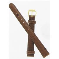 Authentic DeBeer 12mm Brown Ostrich Grain watch band