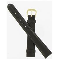 Authentic DeBeer 14mm DkBrown Smooth Leather watch band