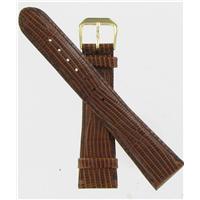 Authentic DeBeer 20mm Brown Snake Grain watch band