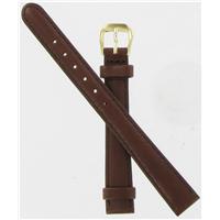 Authentic DeBeer 12mm Brown Sierra Leather watch band