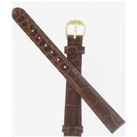 Authentic DeBeer 12mm Brown Baby Crocodile Grain watch band