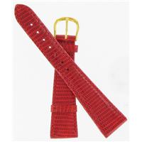 Authentic DeBeer 20mm Red Lizard watch band