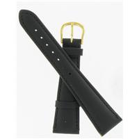 Authentic DeBeer 20mm Black Calfskin watch band