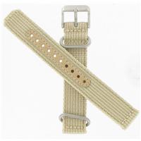 Authentic Seiko 18mm Beige Cloth-4K10JZ watch band