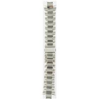 Authentic Seiko 25mm Silver Tone Stainless Steel Metal watch band
