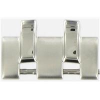 Silver Tone Stainless Steel AU07325N