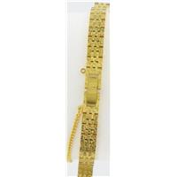 Authentic Seiko 9mm Gold Tone Metal watch band