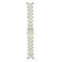 Authentic Seiko 23mm Stainless Steel Metal Silver Tone watch band