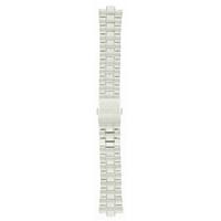 Authentic Seiko 21mm Stainless Steel Metal Silver Tone watch band