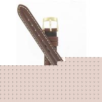 Authentic Speidel 14mm Brown Alpine Gold Tone Buckle watch band
