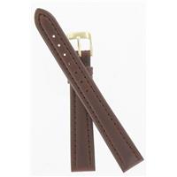 Authentic Speidel 14mm Brown Bounty Leather Silver Tone Buckle watch band