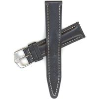 Authentic Tag Heuer 20mm (Men's)-Black Leather Strap watch band