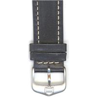 Tag Heuer 17mm (Midsize) Black Leather BC0152 watchband BC0152