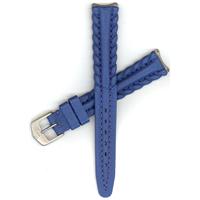 Tag Heuer 14mm (Ladies') Blue Leather Strap BC0668 watchband BC0668