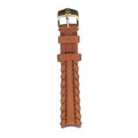Authentic Tag Heuer 14mm (Ladies') Brown Leather Strap watch band