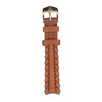 Tag Heuer 14mm (Ladies') Brown Leather Strap BC0680 watchband BC0680