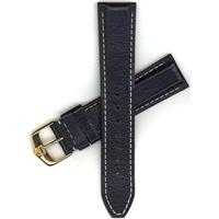 Authentic Tag Heuer 18mm (Midsize) Black Leather Strap watch band