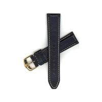 Tag Heuer 15mm Ladies' Black Leather BC0718 watchband BC0718