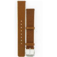 Authentic Kenneth Cole 15mm Genuine Grain Leather-Brown-Tan watch band