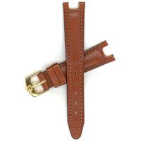 Tag Heuer 18mm (Midsize) Brown Leather BN0456 watchband BN0456