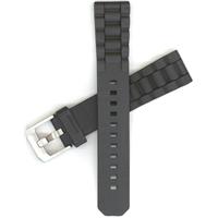 Tag Heuer 20mm (Men's) Black Rubber Divers BT0705 watchband BT0705