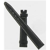 Tag Heuer 14mm (Ladies') Black Sharkskin FC0544 watchband FC0544