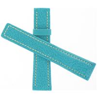 Tag Heuer 20mm Turqoise Blue Leather FC6024 watchband FC6024