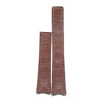 Tag Heuer 20mm Dark Brown Leather FC6059 watchband FC6059
