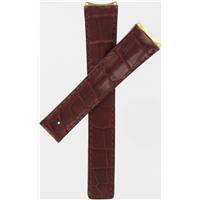 Tag Heuer 20mm (Men's) Burgundy, Crocodile Strap, Regular, 6000 Gold FC6072Fullsize watchband FC6072