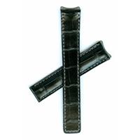 Tag Heuer 20mm (Men's) Black Genuine Alligator FC6127 watchband FC6127