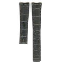 Tag Heuer 18mm (Midsize) Dark Green, Crocodile Strap w/o Buckle, Regular, 6000 Series FC6134 watchband FC6134