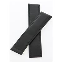 Tag Heuer 19mm (Men's) Carrera Black Leather Strap FC6201 watchband FC6201