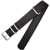 Authentic Luminox 22mm Black Nylon watch band