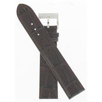 Authentic Hamilton 20/18mm-Brown Alligator Grain-Regular Length watch band