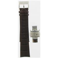 Authentic Hamilton 23/20mm-Brown Croco Grain Leather Strap watch band