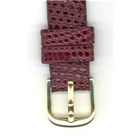 Authentic Hadley-Roma 12mm Burgundy Lizard Grain watch band