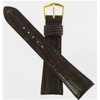 Authentic Hadley-Roma 22mm Brown Lizard watch band