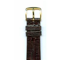 Authentic Hadley-Roma 16mm Black Lizard Long watch band