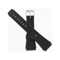 Authentic Hadley-Roma 20mm Black Fits Casio/Timex® watch band
