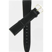 Authentic Hadley-Roma 20mm Black Oilskin watch band